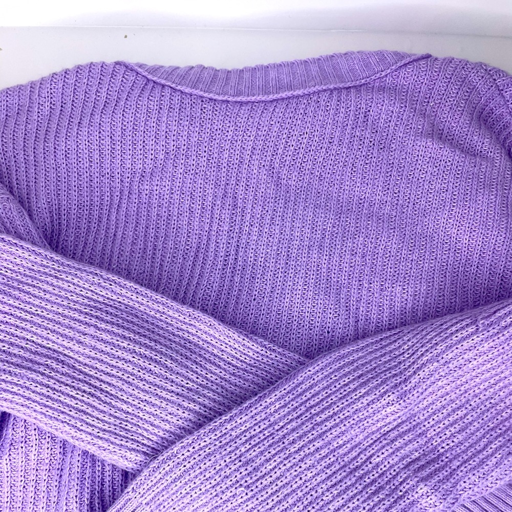 Target lavender knit sweater
